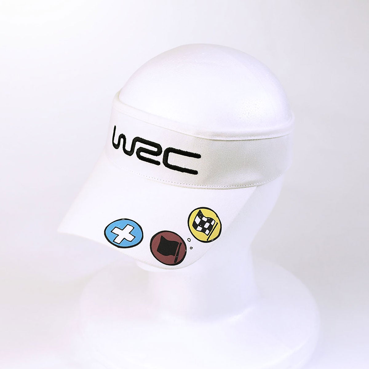 WRC｜WRCサンバイザー｜帽子｜ホワイト