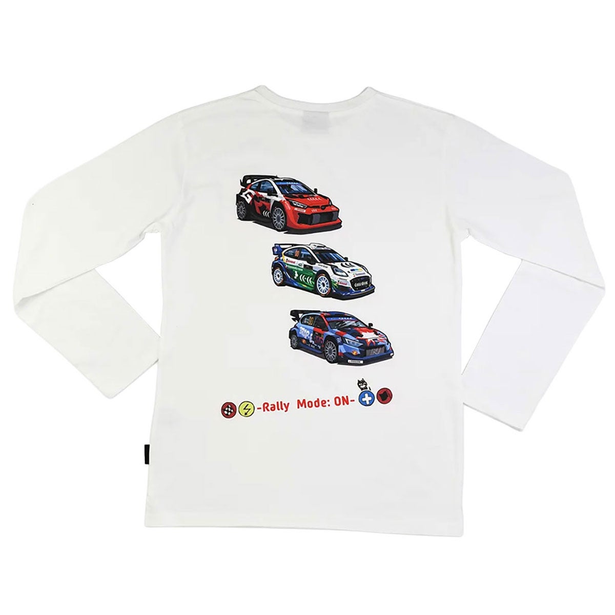 WRC｜WRC グラフィックロンT｜ングスリーブ｜ホワイト