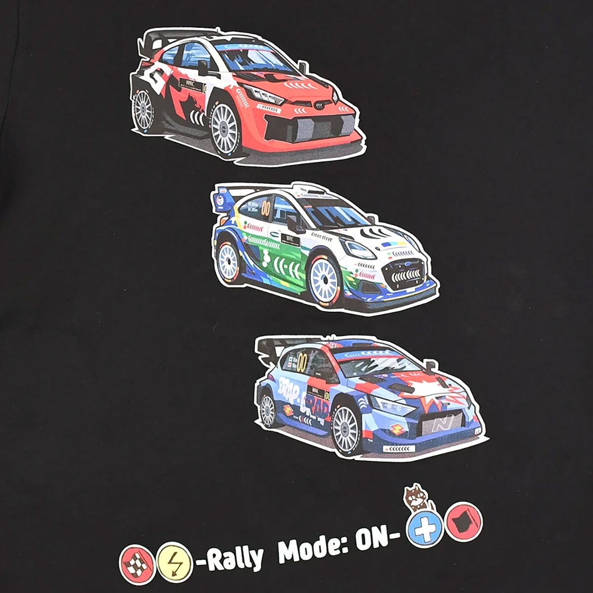 WRC｜WRC グラフィックロンT｜ングスリーブ｜ブラック