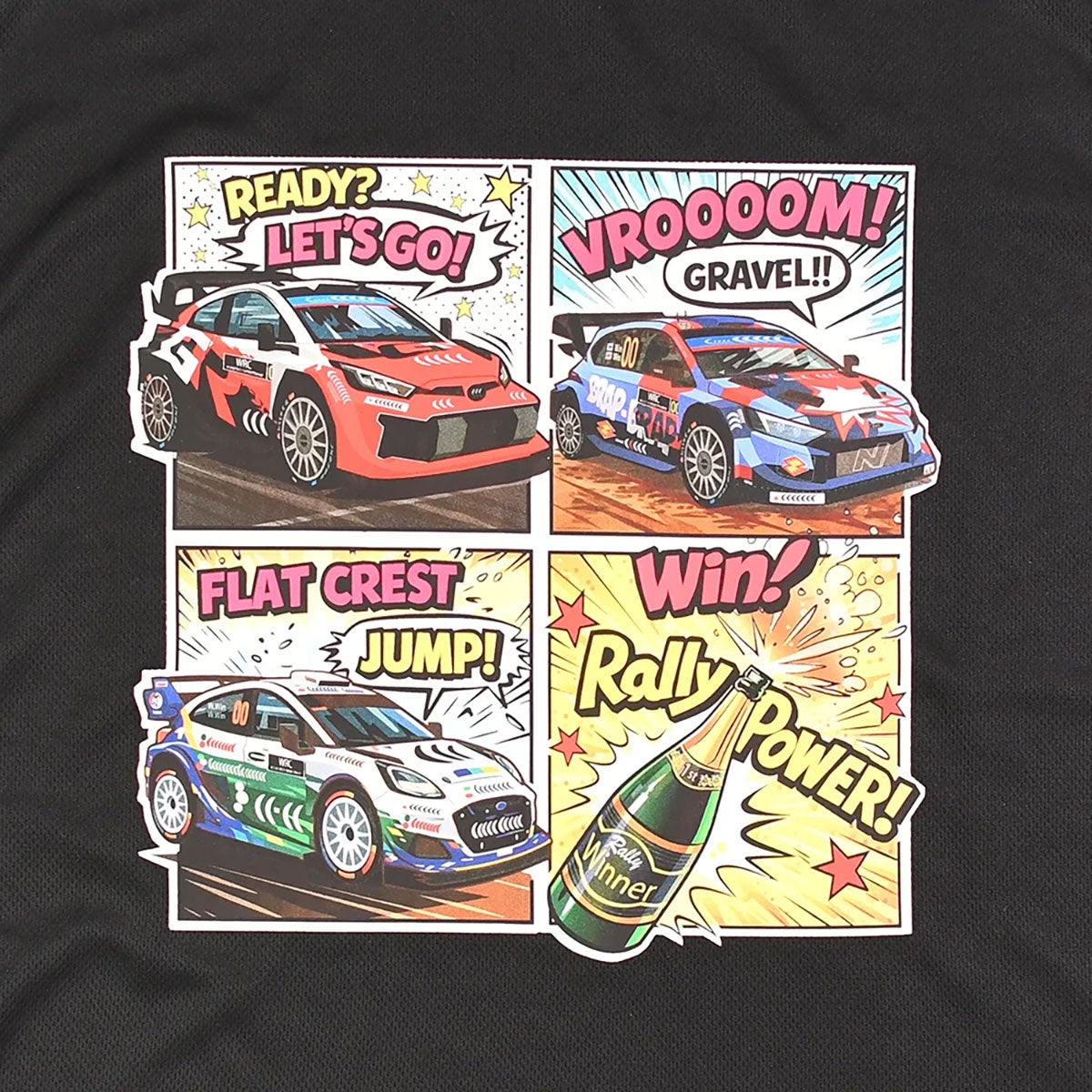 WRC｜WRC クールタッチT｜Tシャツ｜ブラック