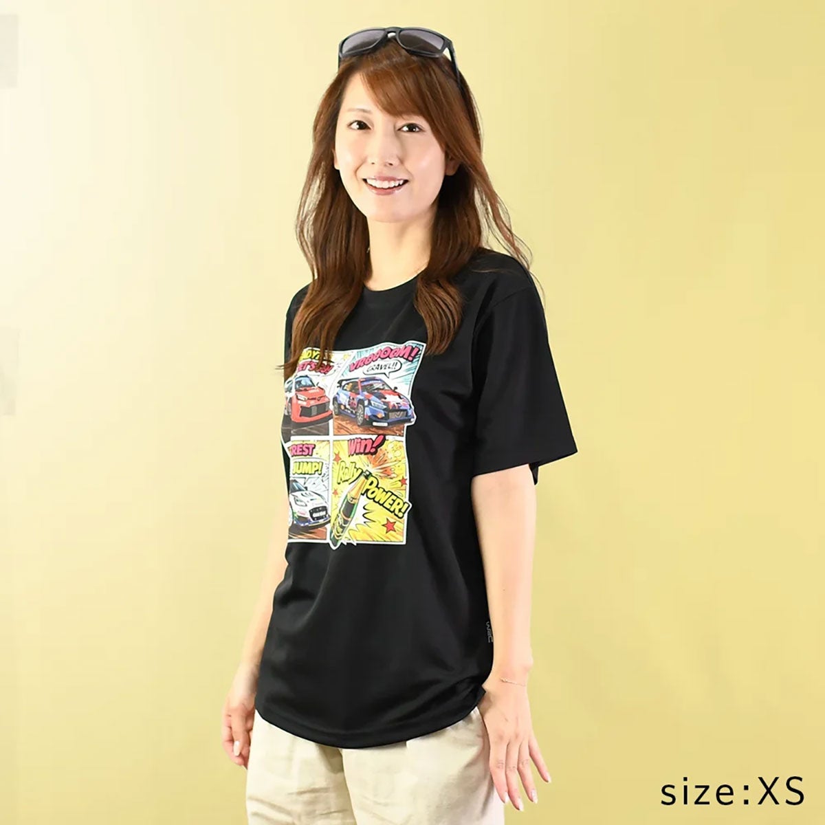 WRC｜WRC クールタッチT｜Tシャツ｜ブラック｜モデル着用