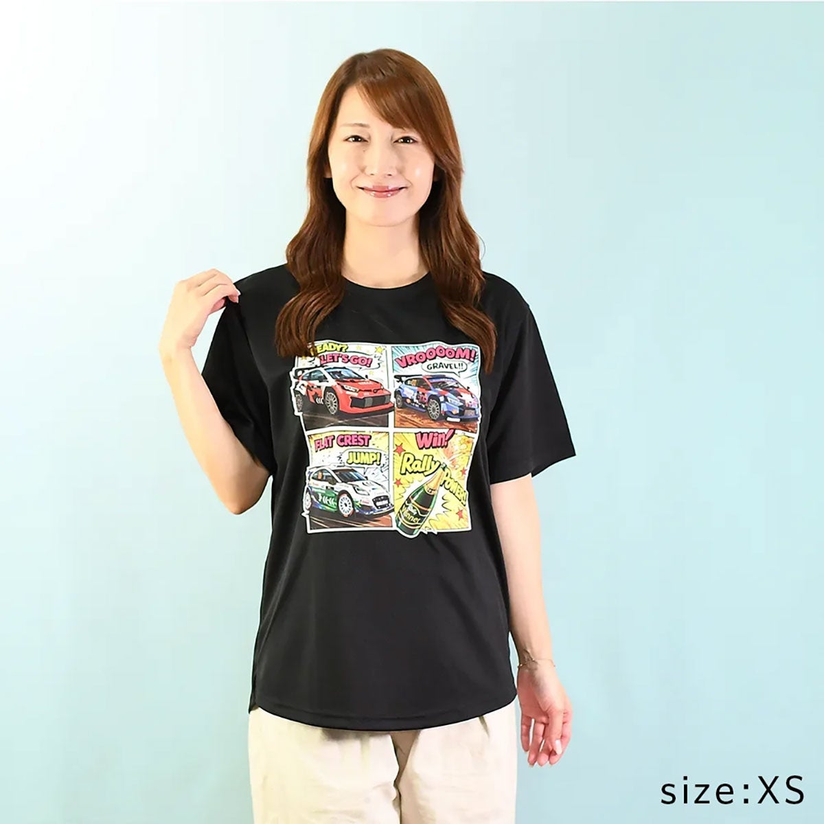 WRC｜WRC クールタッチT｜Tシャツ｜ブラック｜モデル着用