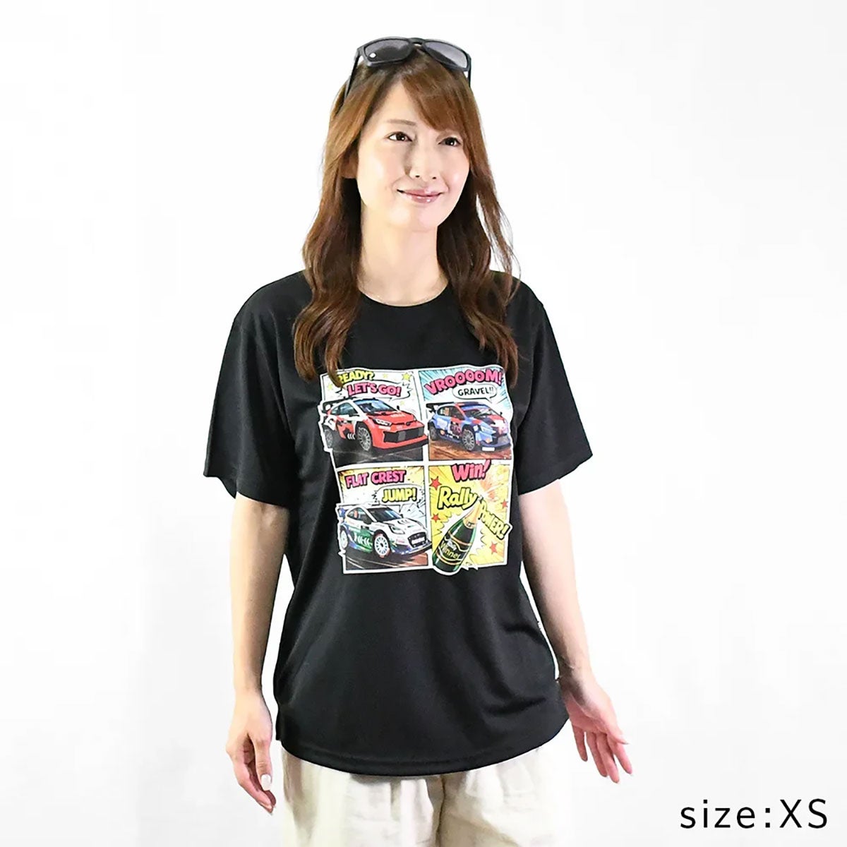 WRC｜WRC クールタッチT｜Tシャツ｜ブラック｜モデル着用