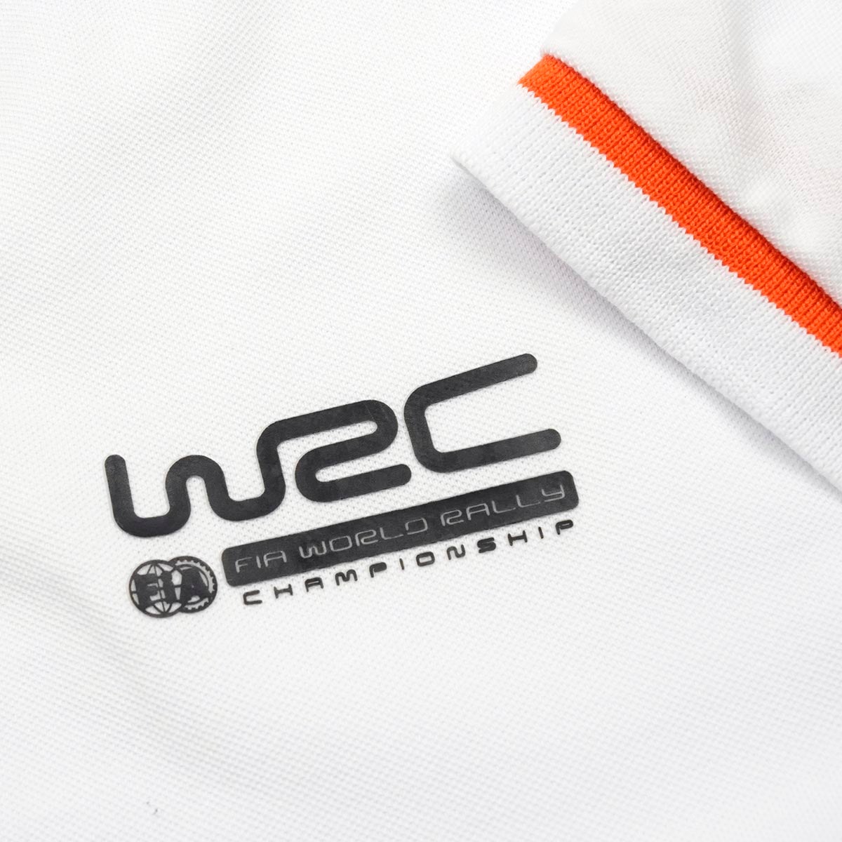 WRC｜WRC プレミアム コットンパネル ポロ｜ホワイト×ブルー