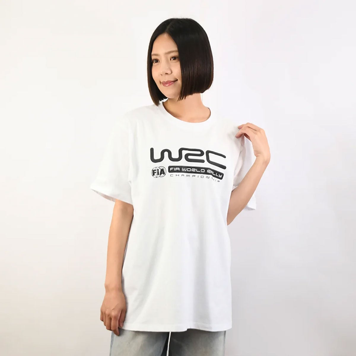 WRC｜WRC  ホワイトTシャツ｜Tシャツ｜ホワイト｜モデル着用