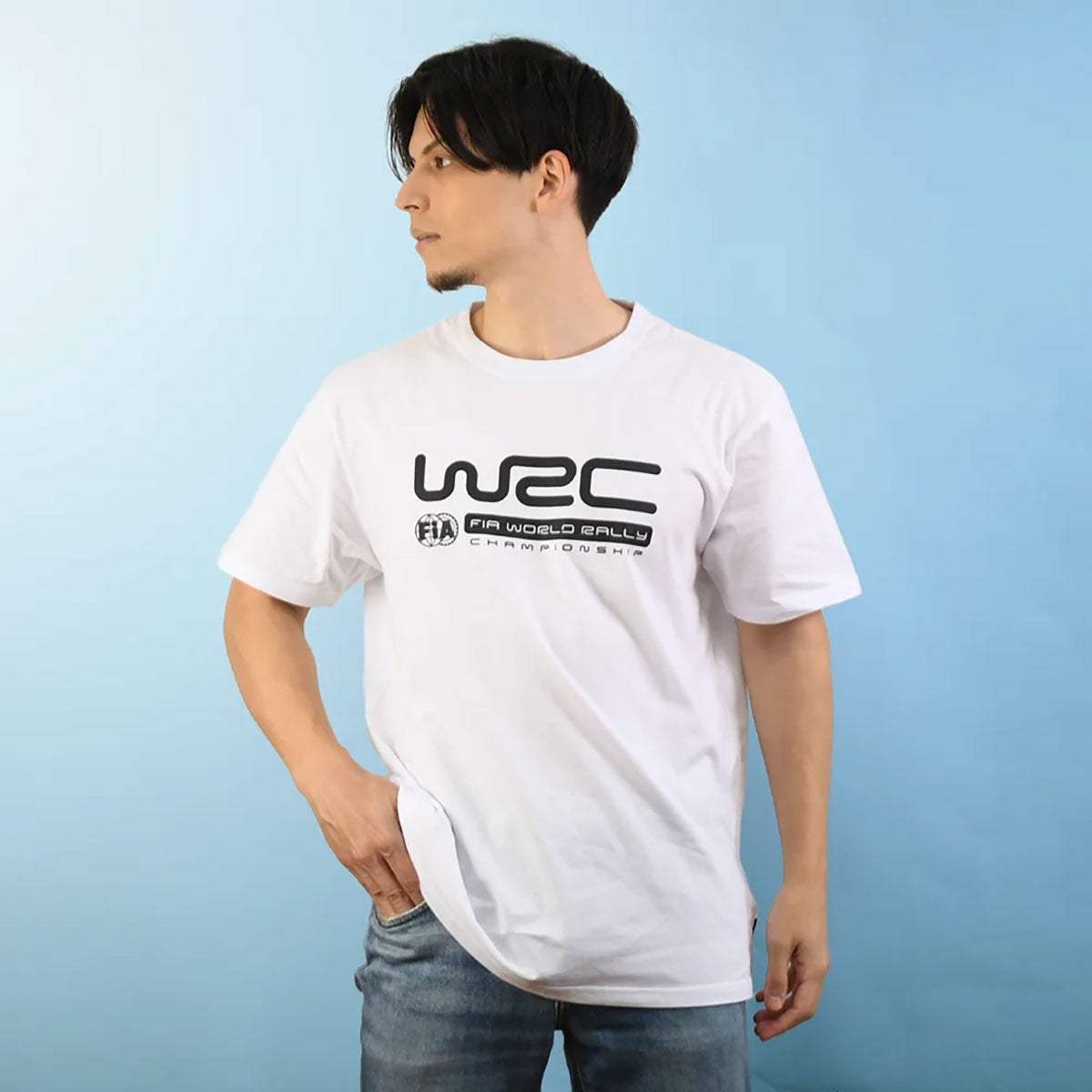 WRC｜WRC  ホワイトTシャツ｜Tシャツ｜ホワイト｜モデル着用