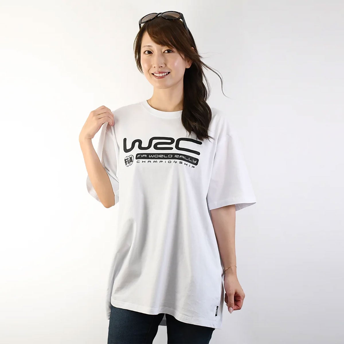WRC｜WRC  ホワイトTシャツ｜Tシャツ｜ホワイト｜モデル着用