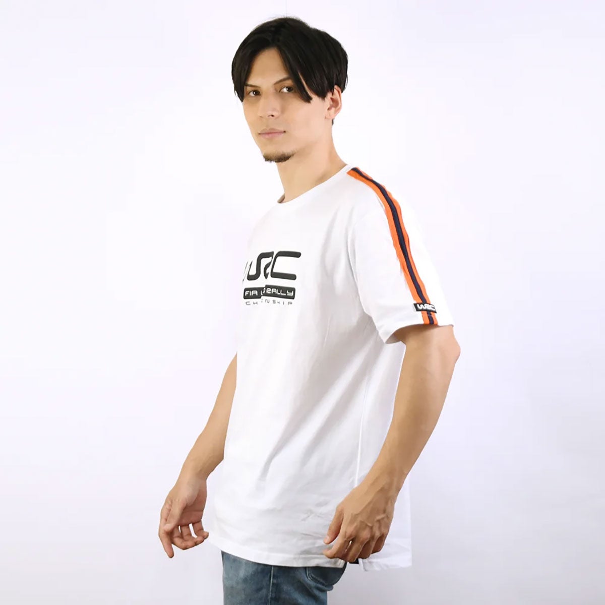 WRC｜WRC プレミアムTシャツ｜Tシャツ｜ホワイト｜モデル着用
