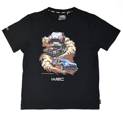 WRC｜WRC グラフィックアクションTシャツ｜Tシャツ｜ブラック