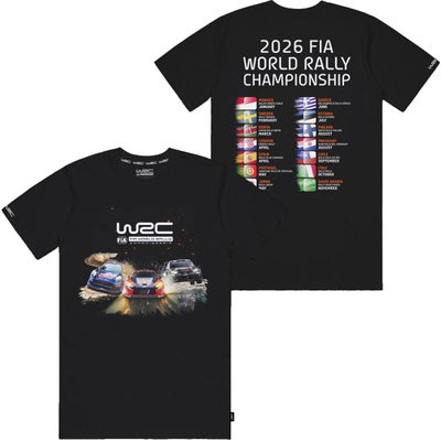 WRC｜WRC グラフィックカレンダーTシャツ｜Tシャツ