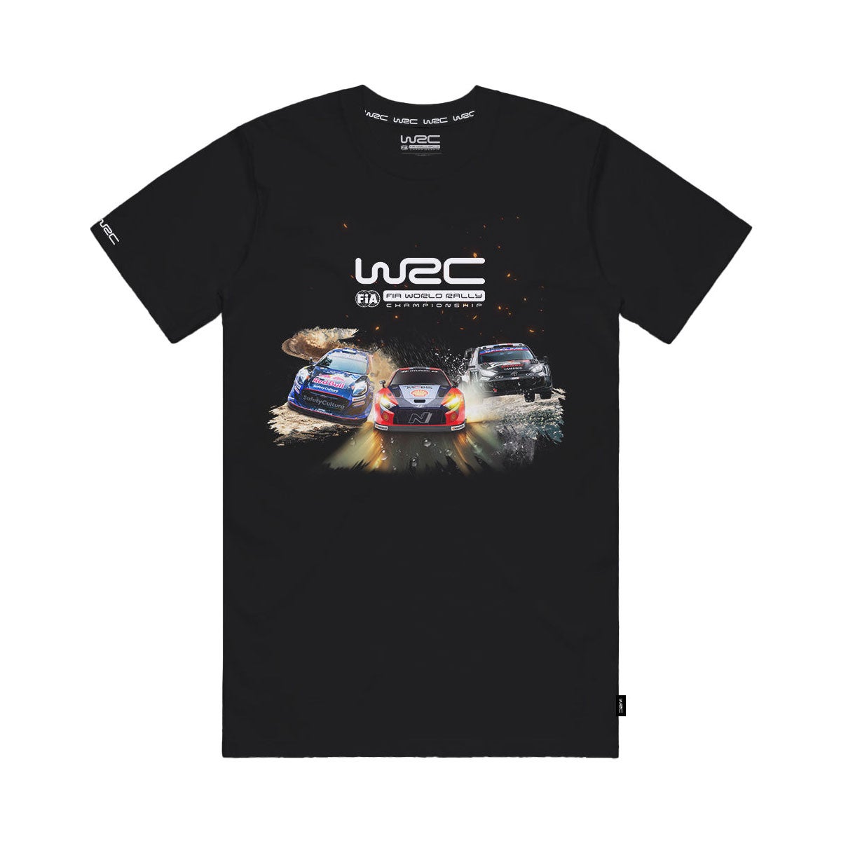 WRC｜WRC グラフィックカレンダーTシャツ｜Tシャツ｜ブラック