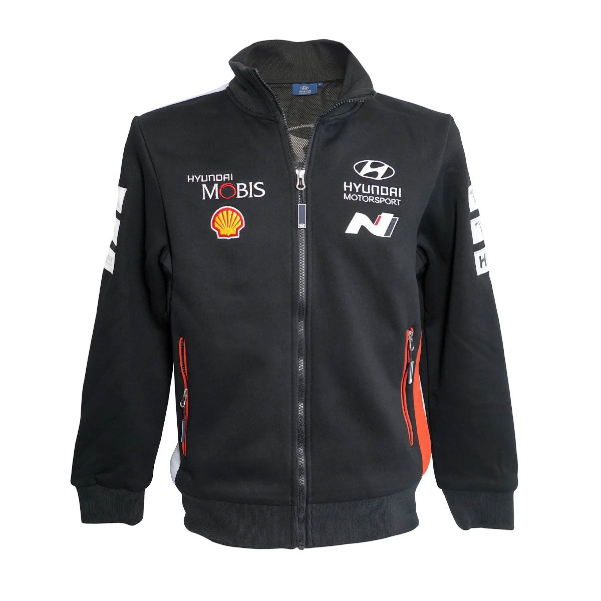 WRC｜ヒョンデ 2026 メンズ ジップ スウェット ジャケット レプリカ｜スウェット｜ブラック