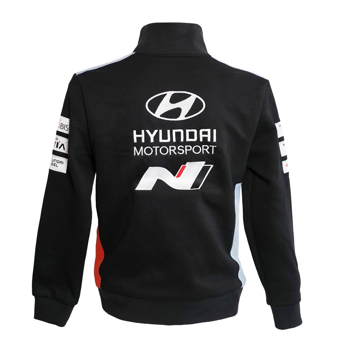 WRC｜ヒョンデ 2026 メンズ ジップ スウェット ジャケット レプリカ｜スウェット｜ブラック