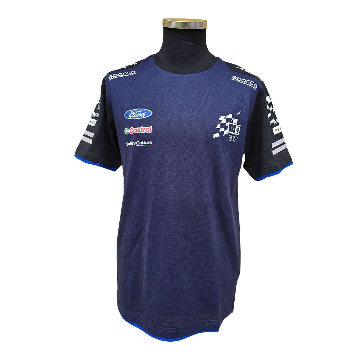 FORD｜M-SPORT スパルコ チーム Tシャツ｜Tシャツ｜ブラック