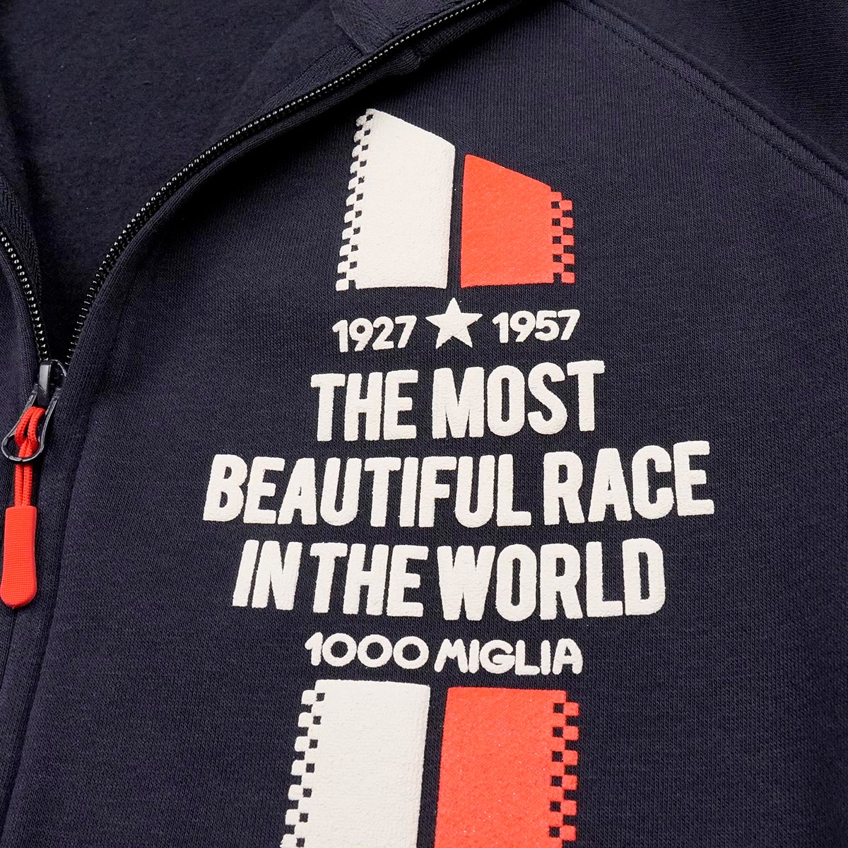 Mille Miglia｜フルジップ スウェットシャツ｜アウター｜ネイビー