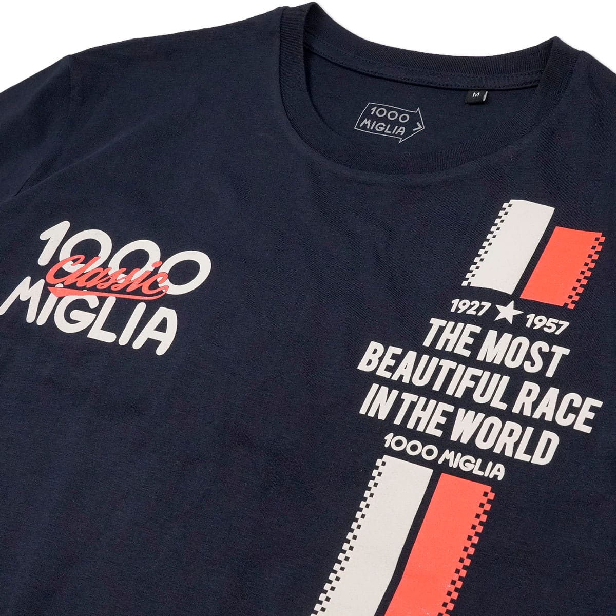 Mille Miglia｜クラシックレジェンド Tシャツ｜ウェア｜ブルー｜モデル着用