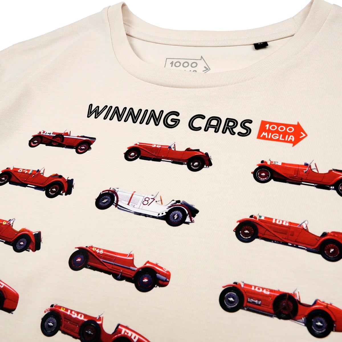 Mille Miglia｜カーズ Tシャツ｜ウェア｜アイボリー