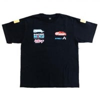 GOODSMILE RACING｜2026 GSR×AVIREX チームウェア レプリカ TEE｜Tシャツ｜ブラック