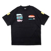 GOODSMILE RACING｜2026 GSR×AVIREX チームウェア レプリカ TEE｜Tシャツ｜ブラック