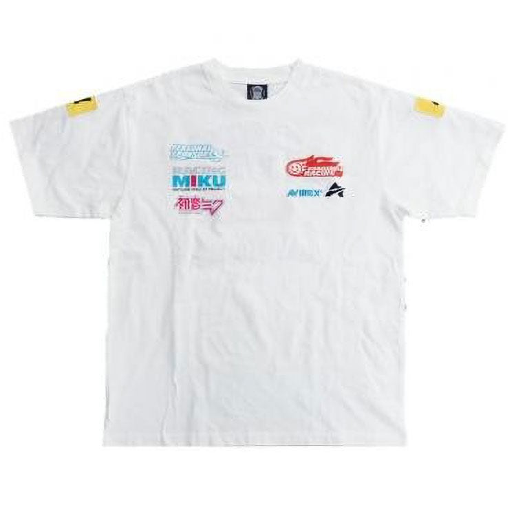 GOODSMILE RACING｜2026 GSR×AVIREX チームウェア レプリカ TEE｜Tシャツ｜ホワイト