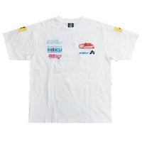 GOODSMILE RACING｜2026 GSR×AVIREX チームウェア レプリカ TEE｜Tシャツ｜ホワイト