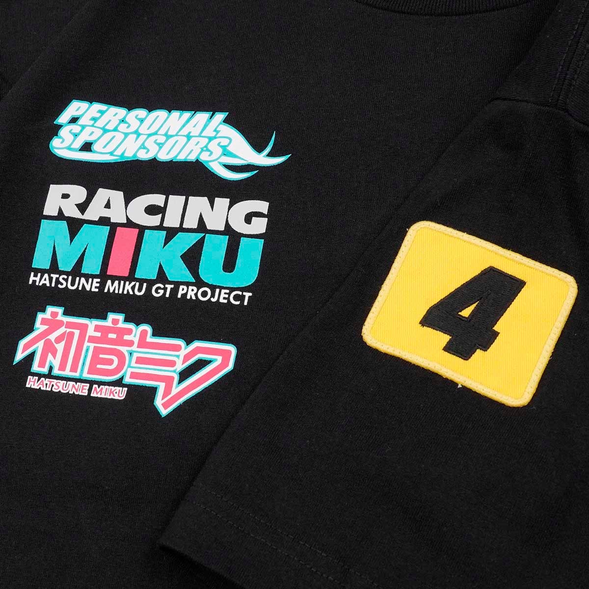 GOODSMILE RACING｜2026 GSR×AVIREX チームウェア レプリカ TEE｜Tシャツ｜ブラック