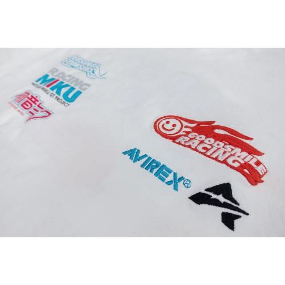 GOODSMILE RACING｜2026 GSR×AVIREX チームウェア レプリカ TEE｜Tシャツ｜ホワイト