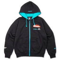 GOODSMILE RACING｜2026 GSR×AVIREX チームウェア SWEAT ZIP HOODIE｜Tフーディ｜ブラック