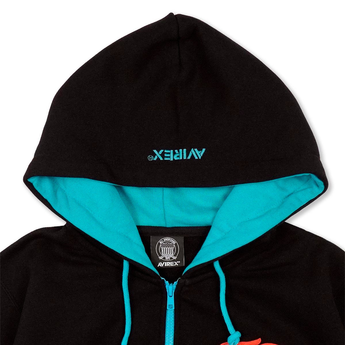 GOODSMILE RACING｜2026 GSR×AVIREX チームウェア SWEAT ZIP HOODIE｜Tフーディ｜ブラック