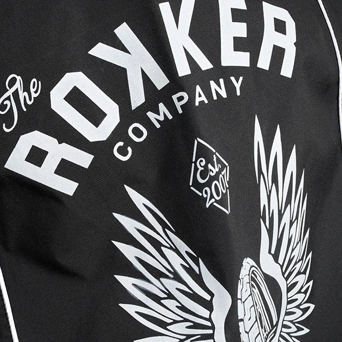 ROKKER｜ TRC レインセット クラシック｜レインウェア｜ブラック｜モデル着用