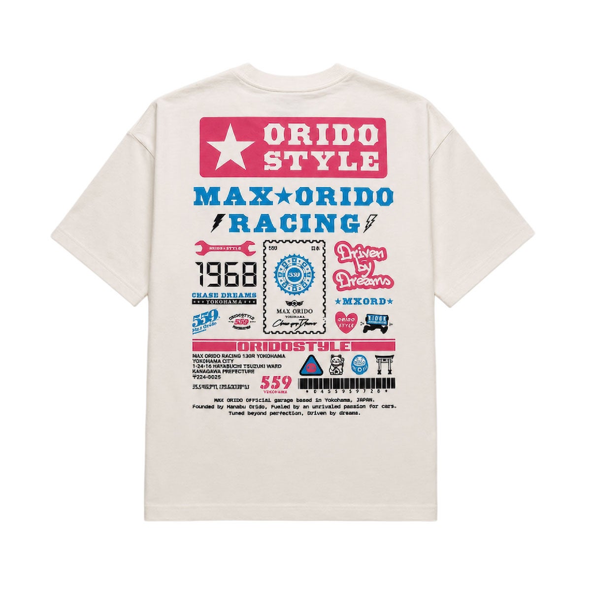 MAX ORIDO｜MAX ORIDO ロゴ Tシャツ｜Tシャツ｜ホワイト