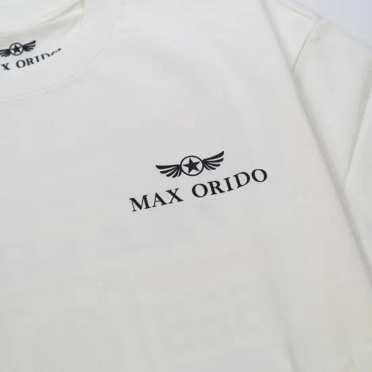 MAX ORIDO｜MAX ORIDO ロゴ Tシャツ｜Tシャツ｜ホワイト