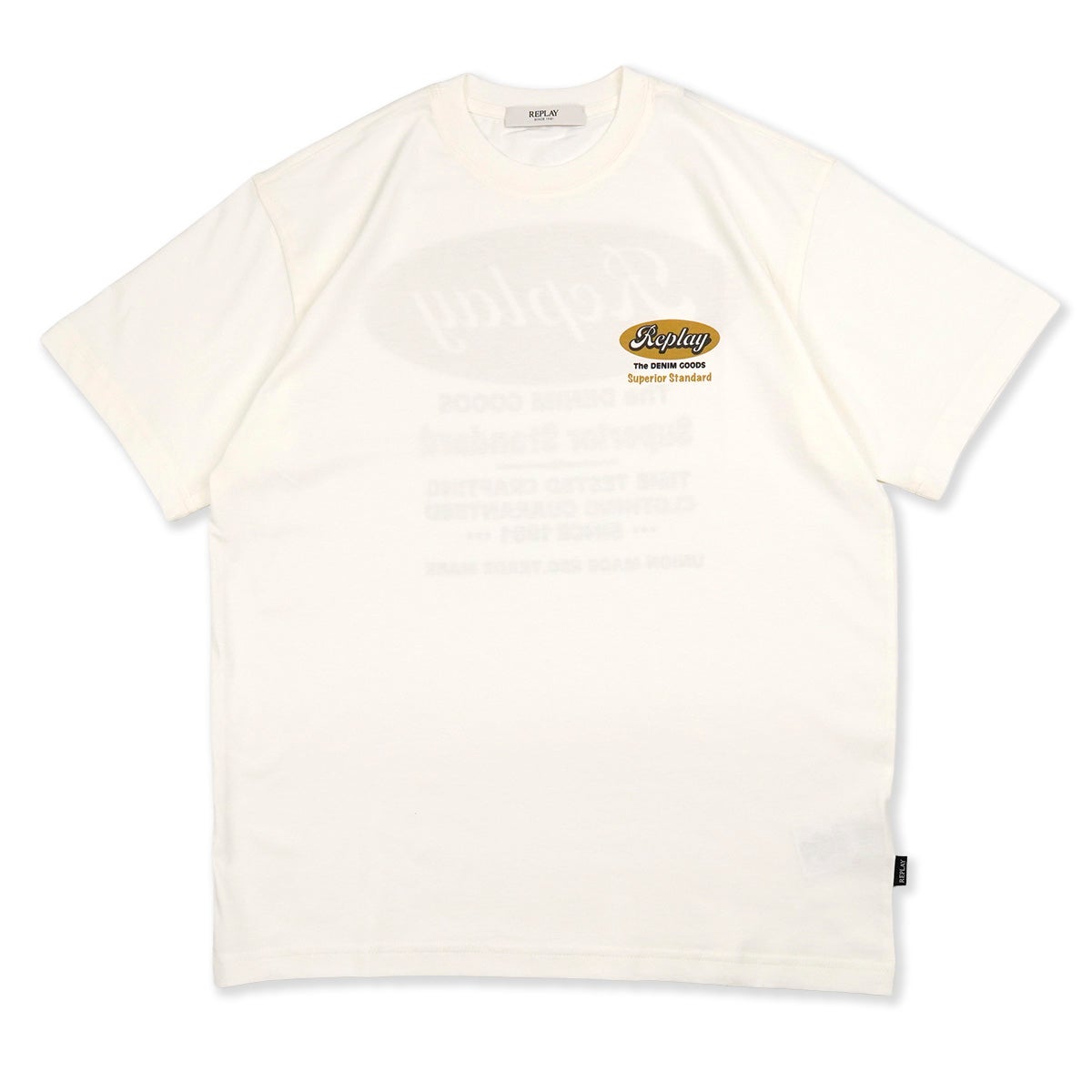 REPLAY｜レギュラーフィット トレードマーク Tシャツ｜Tシャツ｜ガーデニア