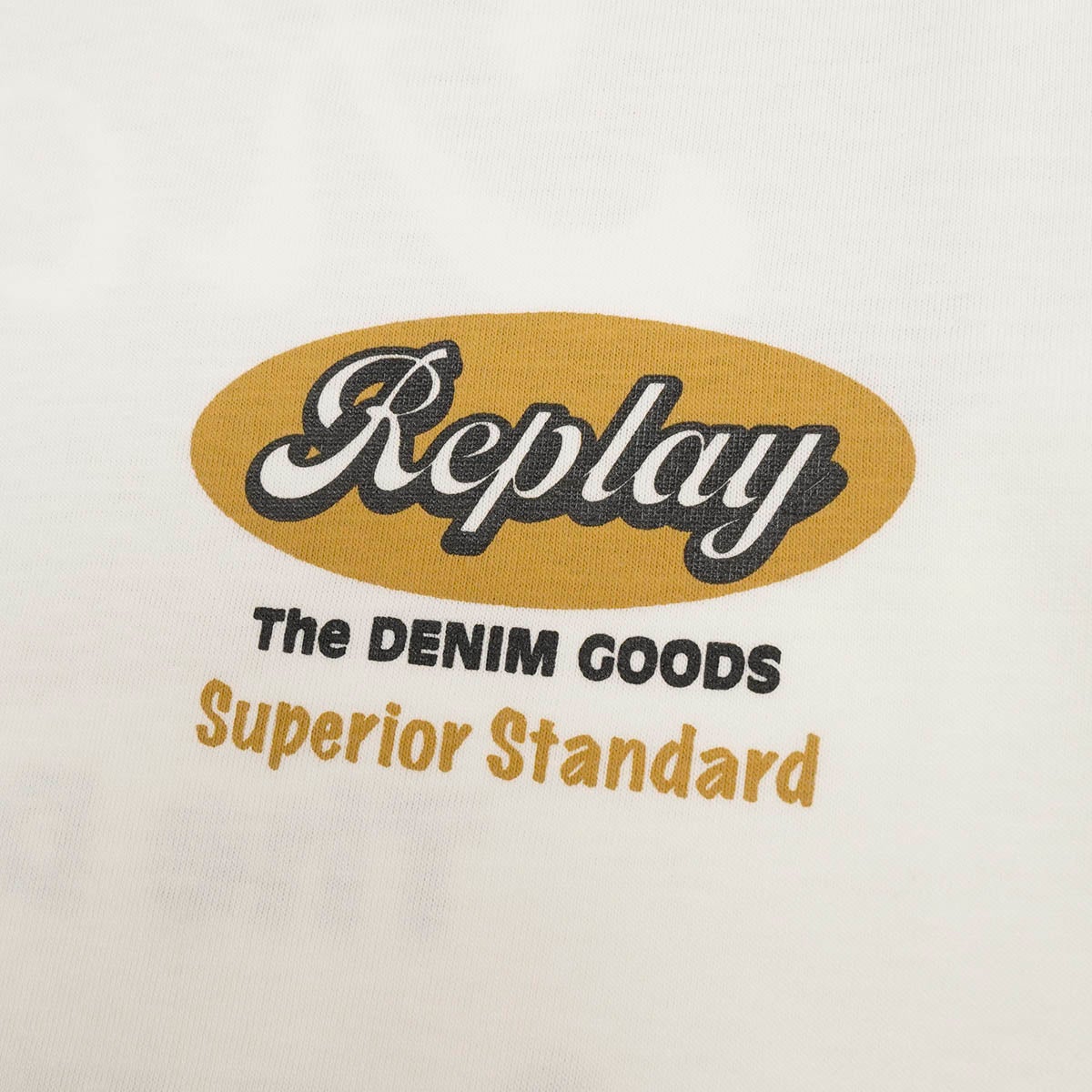 REPLAY｜レギュラーフィット トレードマーク Tシャツ｜Tシャツ｜ガーデニア