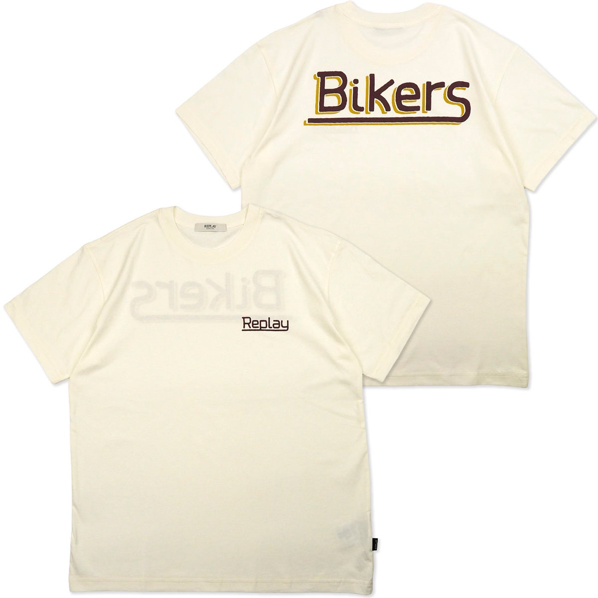 REPLAY｜レギュラーフィット バイカーズ Tシャツ｜Tシャツ