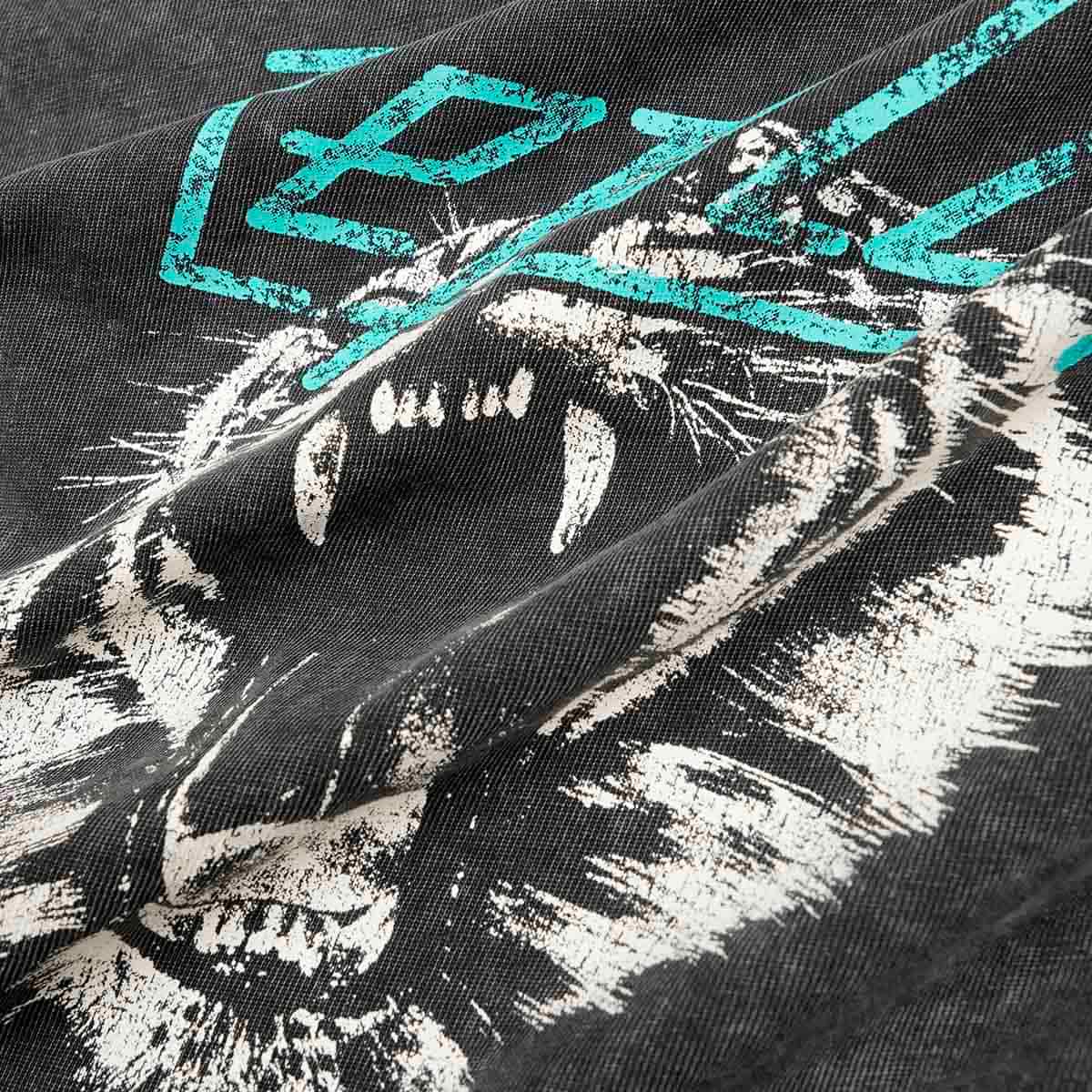 REPLAY｜レギュラーフィット ワイルド ブリード ツアー1981 Tシャツ｜Tシャツ｜レイブン