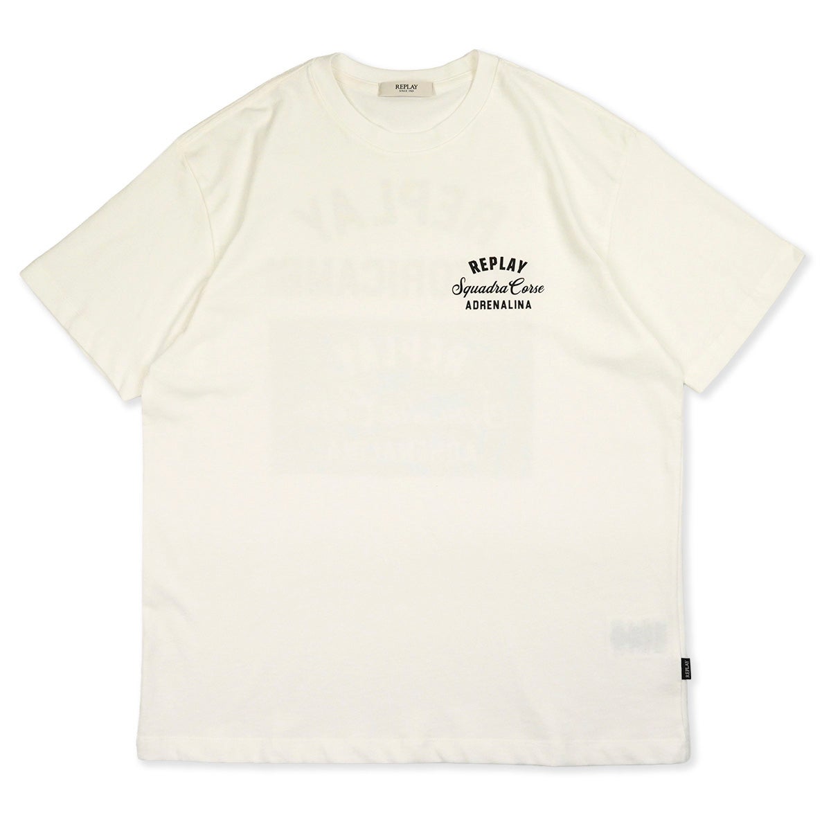 REPLAY｜レギュラーフィット モトリカビ Tシャツ｜Tシャツ｜ガーデニア