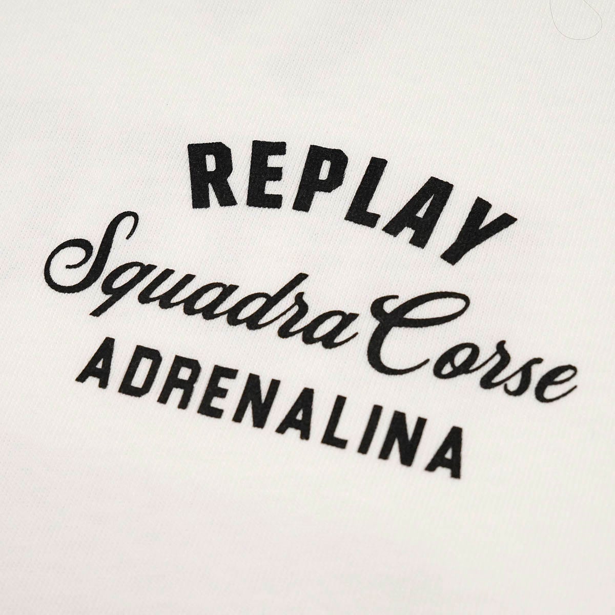 REPLAY｜レギュラーフィット モトリカビ Tシャツ｜Tシャツ｜ガーデニア