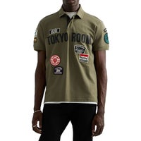 REPLAY｜レギュラーフィット トウキョウ ルーム S/S ポロシャツ｜Tポロシャツ｜アイビーグリーン｜モデル着用
