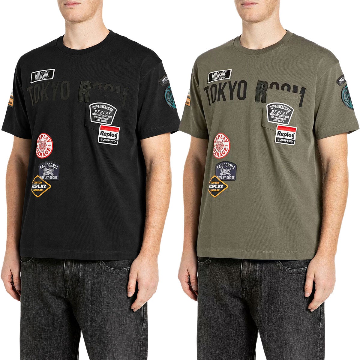 REPLAY｜レギュラーフィット トウキョウ ルーム Tシャツ｜Tシャツ
