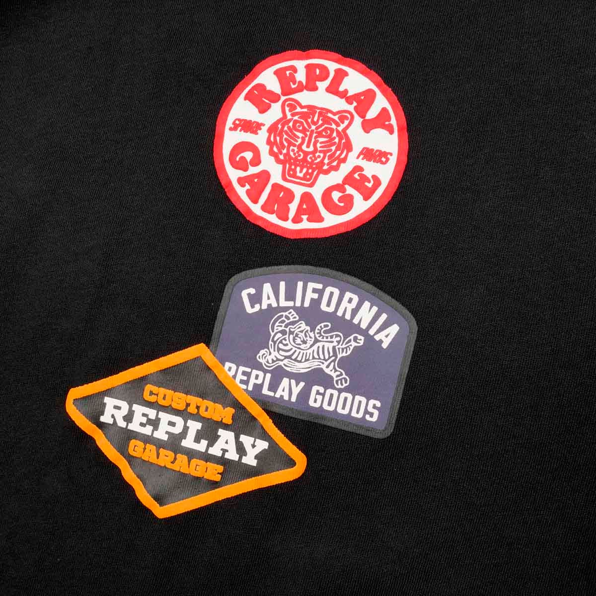 REPLAY｜レギュラーフィット トウキョウ ルーム Tシャツ｜Tシャツ｜ブラック