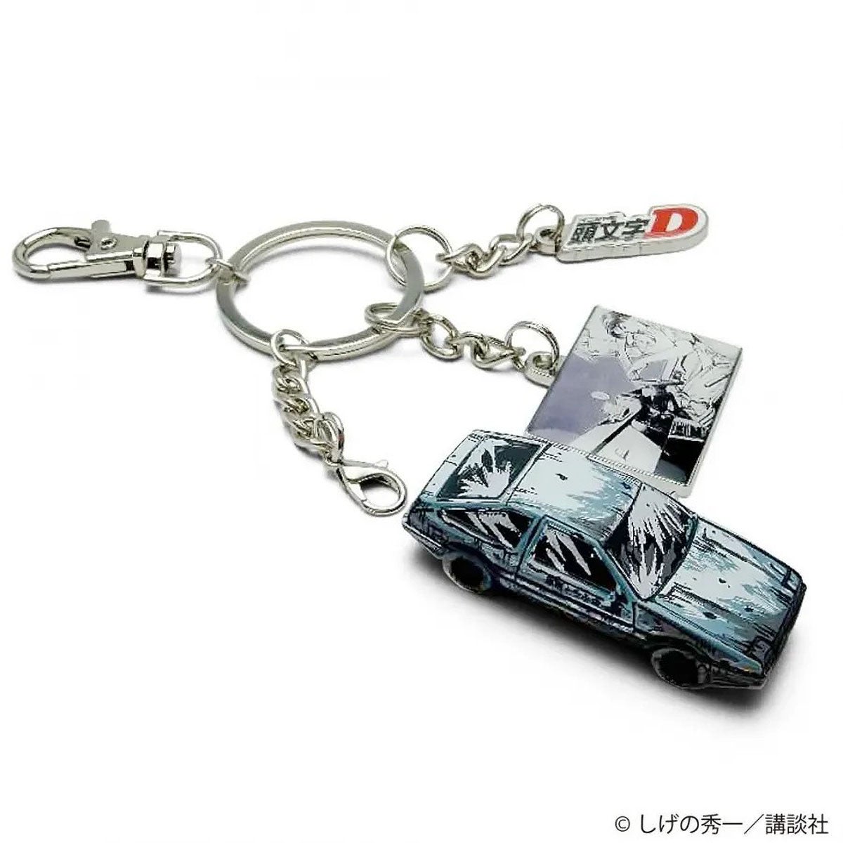Cassette Car Products｜漫画風 トヨタ スプリンタートレノ AE86 『頭文字D』 3D キーリング｜キーホルダー