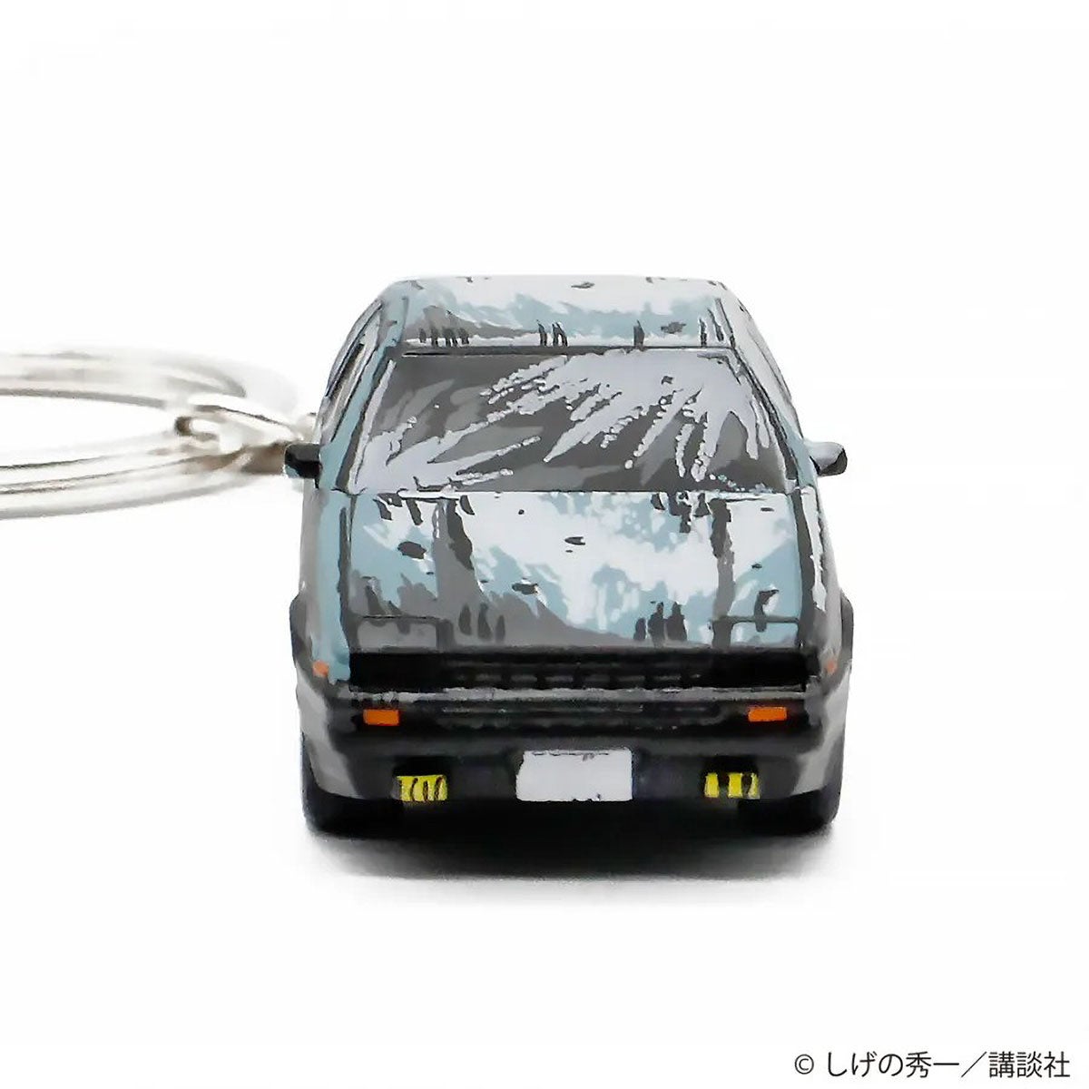 Cassette Car Products｜漫画風 トヨタ スプリンタートレノ AE86 『頭文字D』 3D キーリング｜キーホルダー