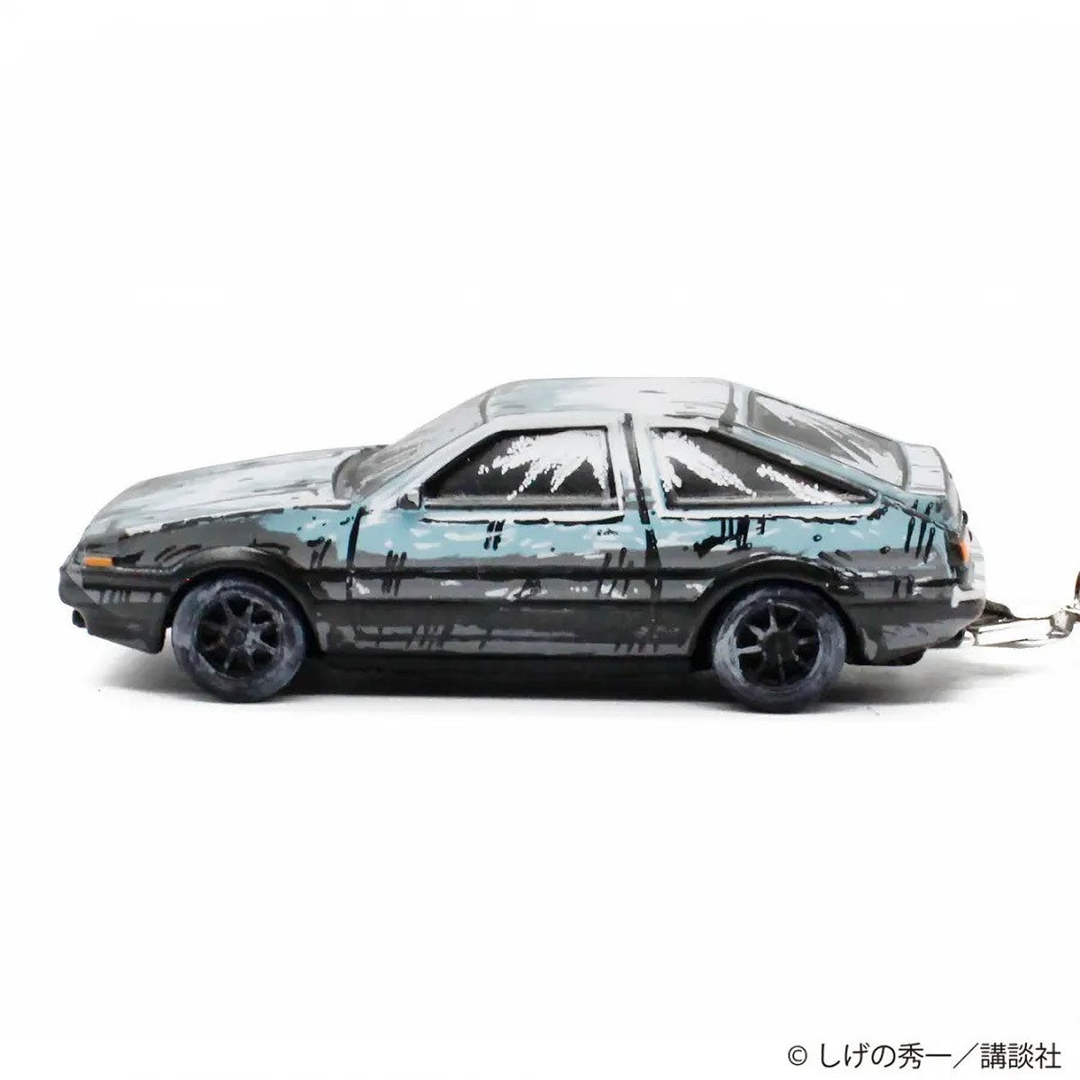 Cassette Car Products｜漫画風 トヨタ スプリンタートレノ AE86 『頭文字D』 3D キーリング｜キーホルダー