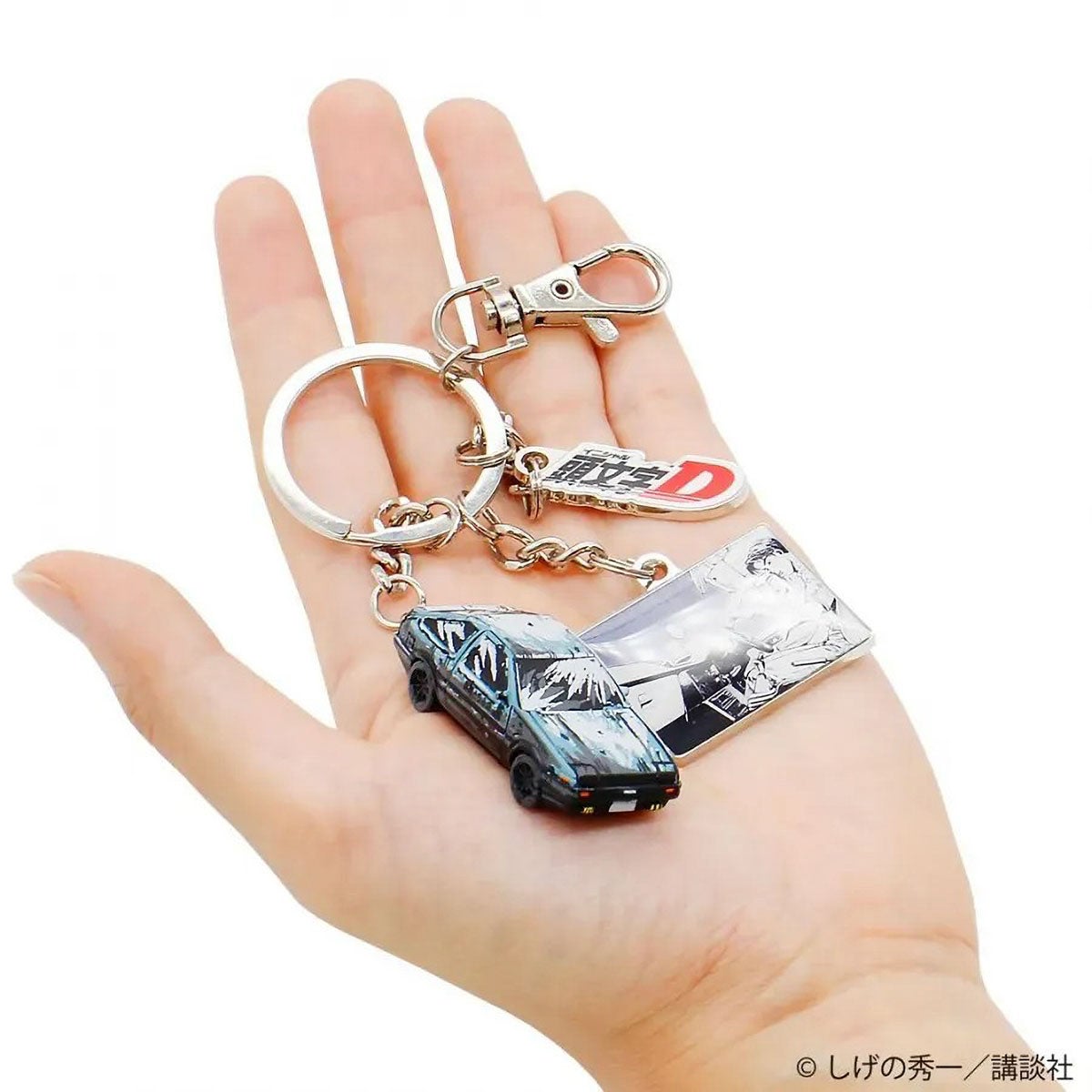 Cassette Car Products｜漫画風 トヨタ スプリンタートレノ AE86 『頭文字D』 3D キーリング｜キーホルダー