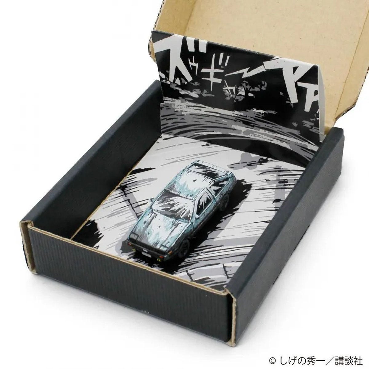 Cassette Car Products｜漫画風 トヨタ スプリンタートレノ AE86 『頭文字D』 3D キーリング｜キーホルダー