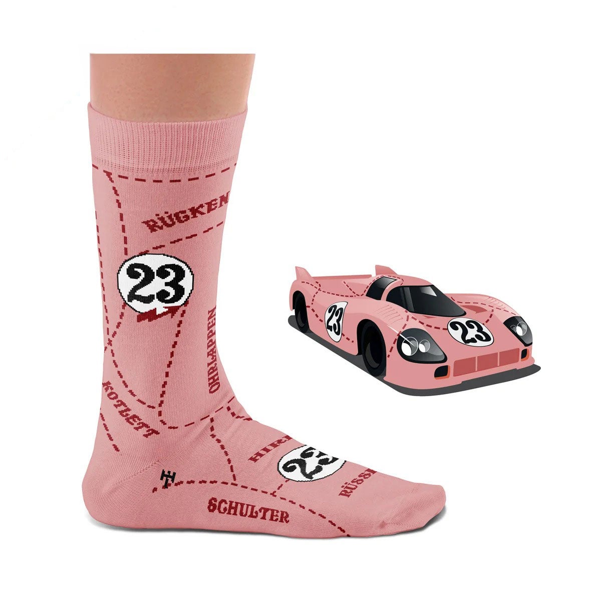 HEEL TREAD｜ピンク ピッグ ソックス｜ソックス