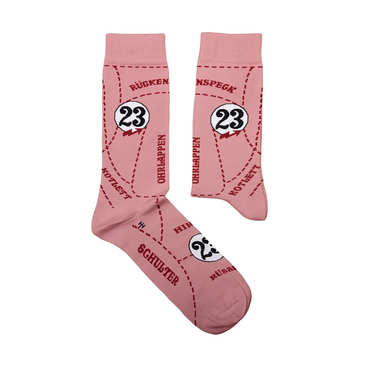 HEEL TREAD｜ピンク ピッグ ソックス｜ソックス