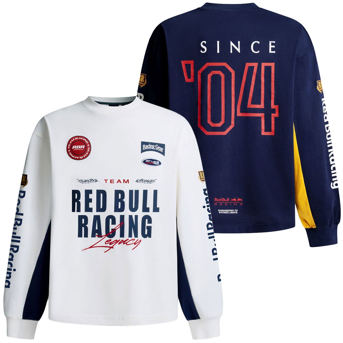 Pepe Jeans｜ぺぺ×レッドブル メンズ チーム L/S Tシャツ｜ロングスリーブ