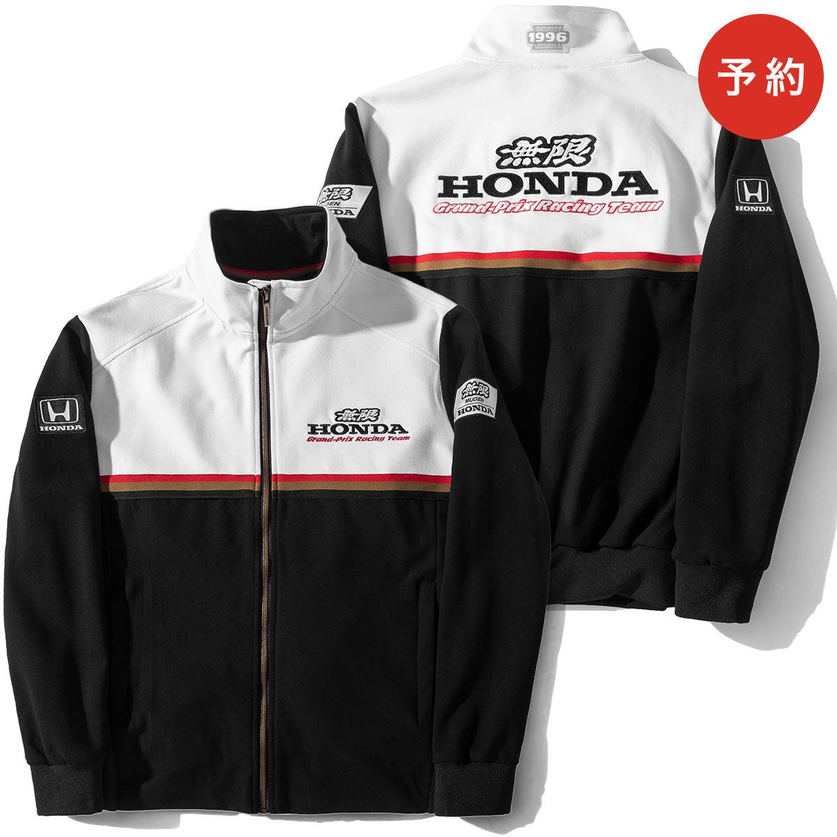 Honda Vintage Culture｜1996 無限ホンダ グランプリ レーシングチーム ライトジャケット｜アウター｜ブラック×ホワイト